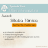 Sílaba tônica Sílaba tônica