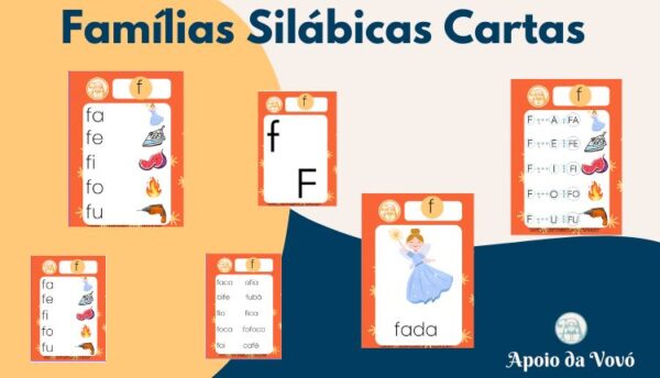 Famílias silábicas Cartas Famílias silábicas Cartas