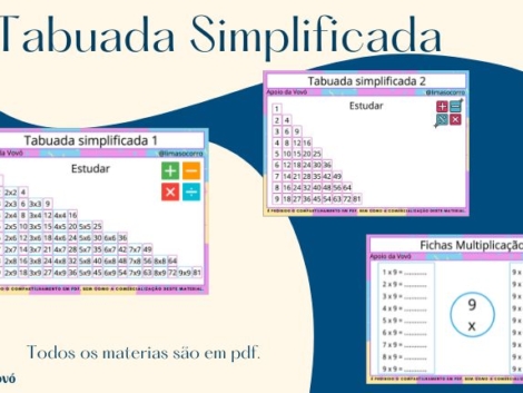 Tabuada simplificada